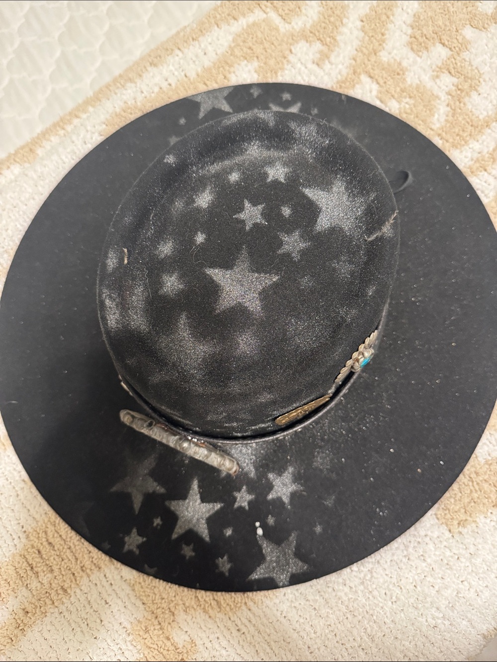 Art by Amy Labbe custom western statement hat